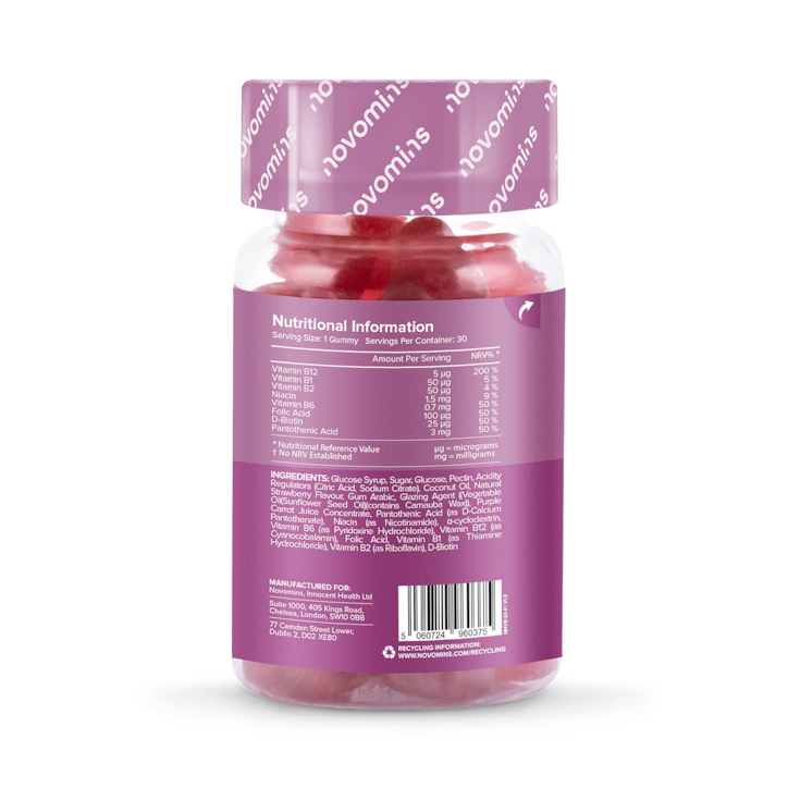 Novomins Kids Vitamin B12 30 Gummies image 3