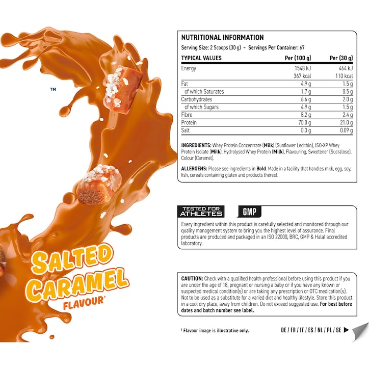 Critical Whey Protein Powder Salted Caramel 2kg image 3
