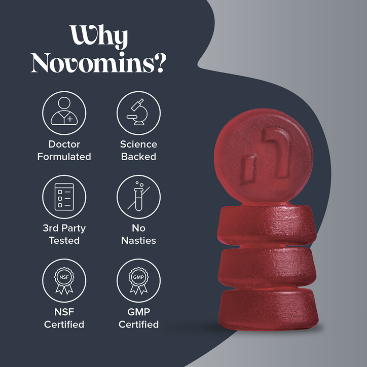 Novomins Maca Root 2000mg Strawberry Flavour 60 Gummies image 6