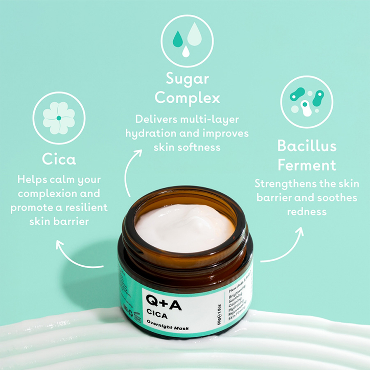 Q+A Cica Calming Overnight Mask 50ml image 3