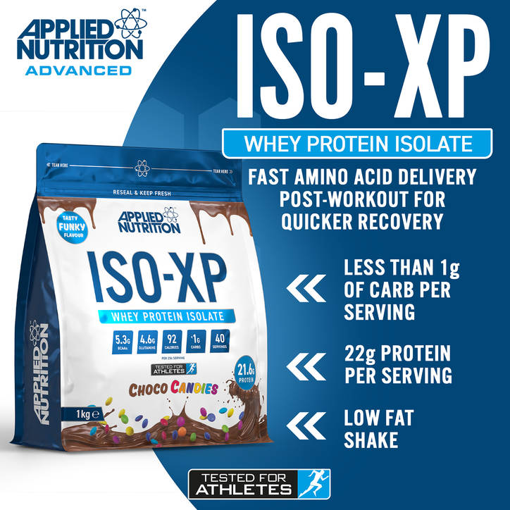 ISO XP Whey Protein Isolate Powder Choco Candies 1kg image 3