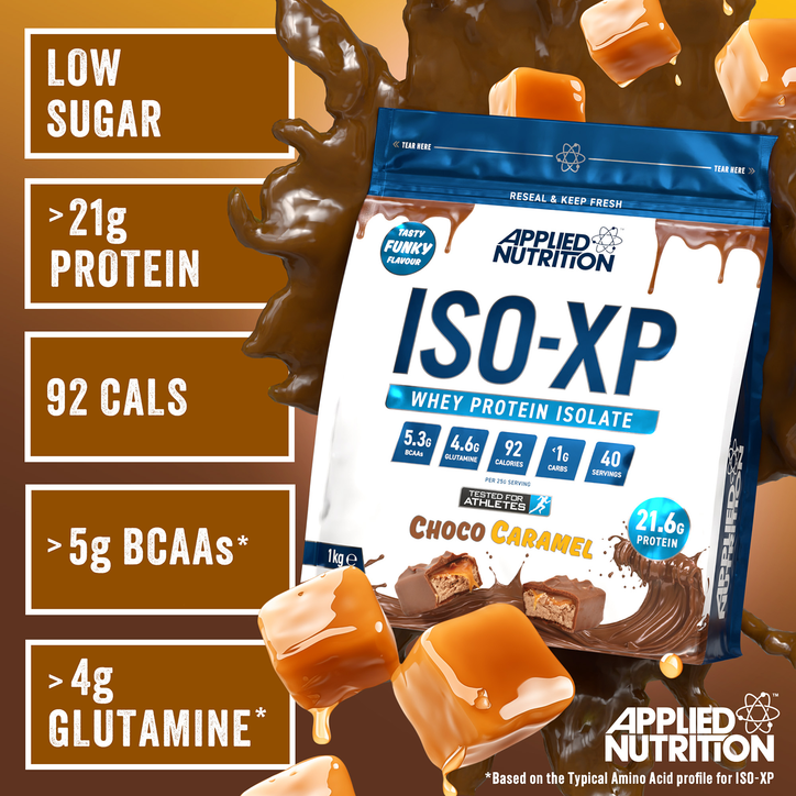 ISO XP  Whey Protein Isolate Powder Choco Caramel 1kg image 2