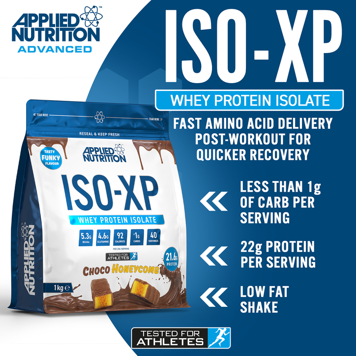 ISO XP  Whey Protein Isolate Powder Choco Honeycomb 1kg image 3