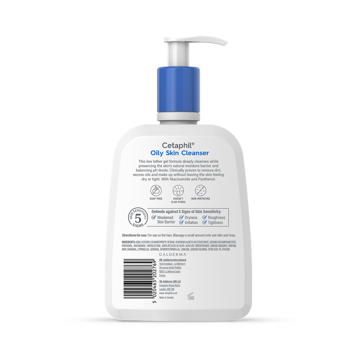 Cetaphil Oily Skin Cleanser Face Wash 473ml image 7