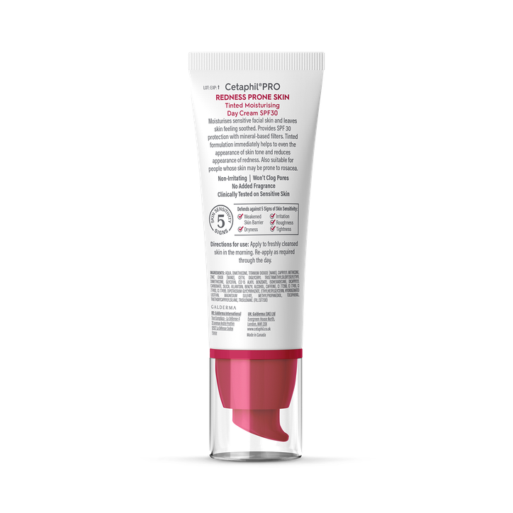 Cetaphil Pro Redness Prone Skin Tinted Moisturising Day Face Cream SPF 30 50ml image 7