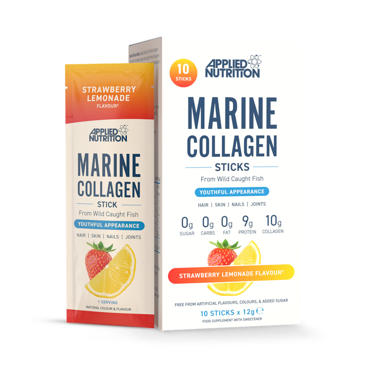 Marine Collagen Strawberry Lemonade 10 x 12g Sachets image 1