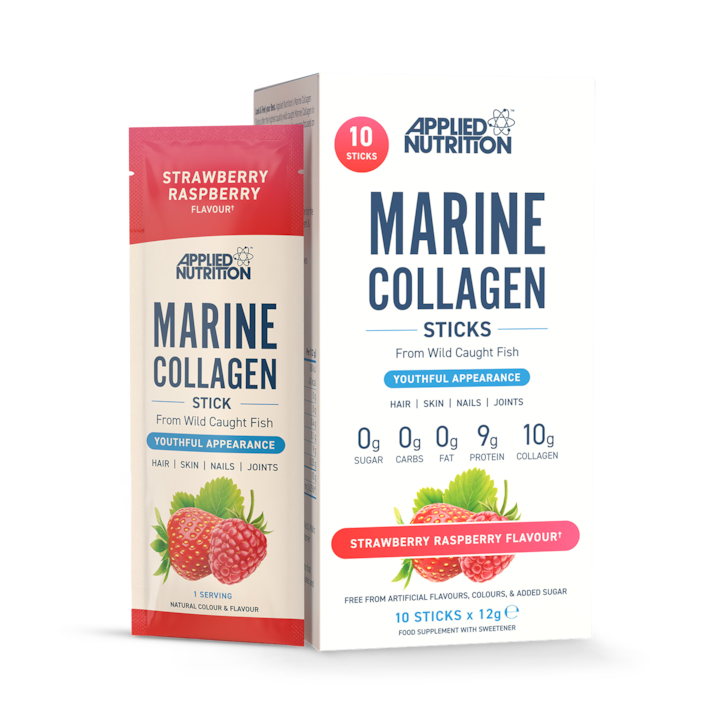 Marine Collagen Strawberry Raspberry Sachets 10 x 12g image 1
