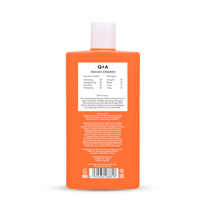 Q+A Volumising Shampoo 250ml image 2