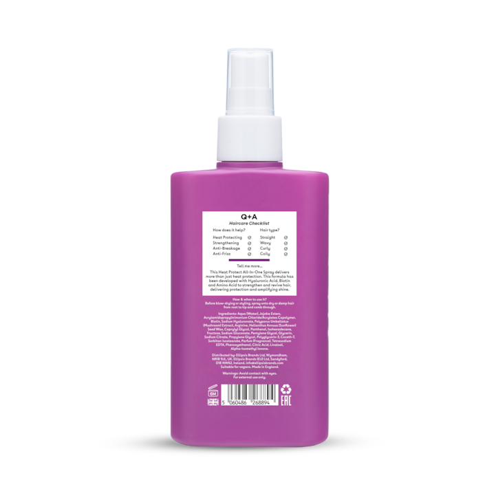 Q+A Heat Protect All-In-One Spray 150ml image 2