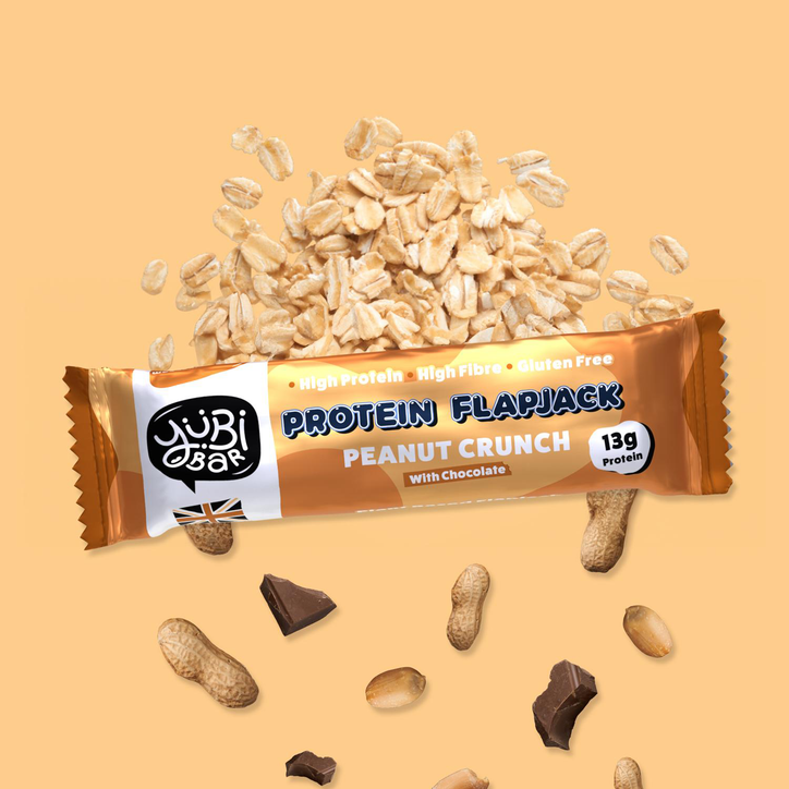 Peanut Crunch Protein Flapjack Bar 12 x 50g image 2