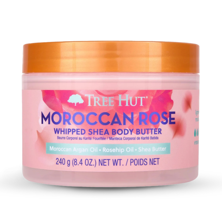 Tree Hut Moroccan Rose Whipped Body Butter 240g image 1