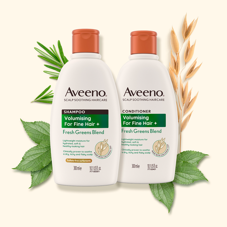 Aveeno Haircare Volumising+ Fresh Greens Blend Conditioner 300ml image 7