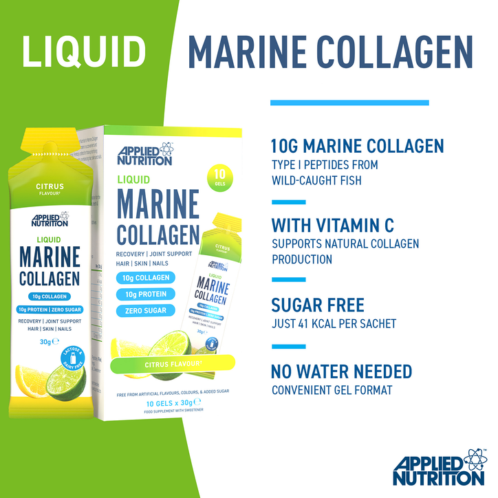 Liquid Marine Collagen Citrus 10 Gels image 2