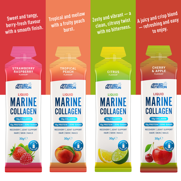 Liquid Marine Collagen Cherry & Apple 10 Gels image 3