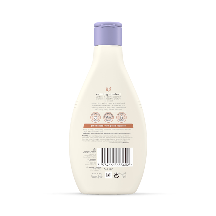 Aveeno Baby Calming Comfort Bedtime Bath & Wash 250ml image 2