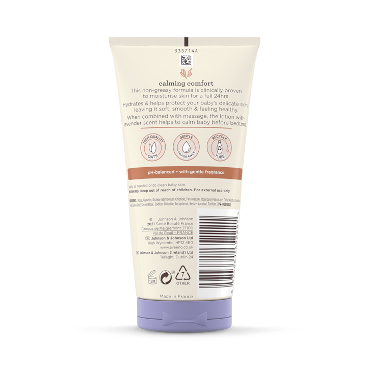Aveeno Baby Calming Comfort Bedtime Lotion 150ml image 2