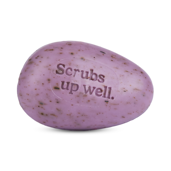 Wild French Lavender Exfoliating Soap Bar 125g image 2
