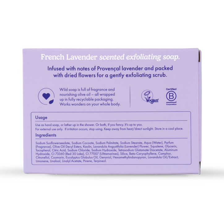 Wild French Lavender Exfoliating Soap Bar 125g image 4