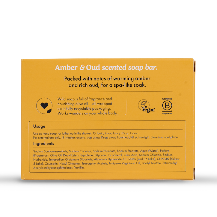 Wild Amber & Oud Soap Bar 125g image 4