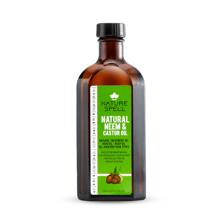 Nature Spell Neem & Castor Oil for Hair and Skin 150ml