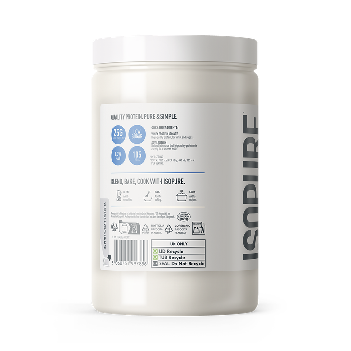 Isopure Whey Protein Isolate Unflavoured 435g image 3