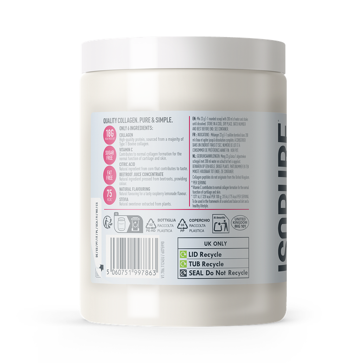 Isopure Raspberry Lemonade Collagen Powder 345g image 2