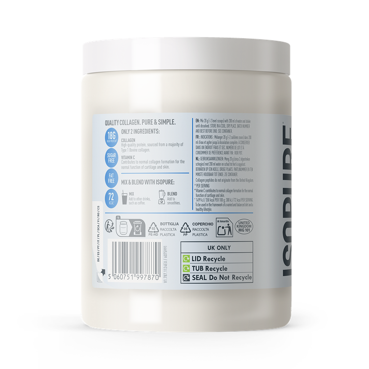 Isopure Collagen Unflavoured 300g image 2