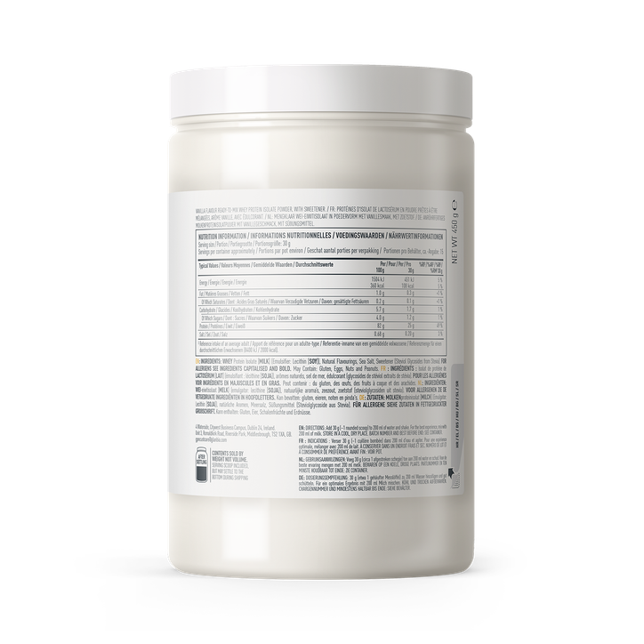 Isopure Whey Protein Isolate Vanilla 435g image 3