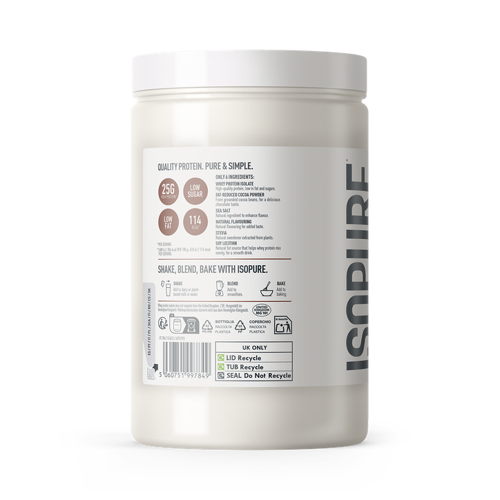Isopure Whey Protein Isolate Chocolate 480g image 2