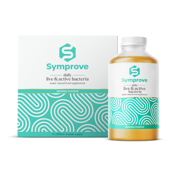 Symprove Daily Live & Active Bacteria Original 4 Week Pack Water Based Food Supplement 4 X - 500 ml