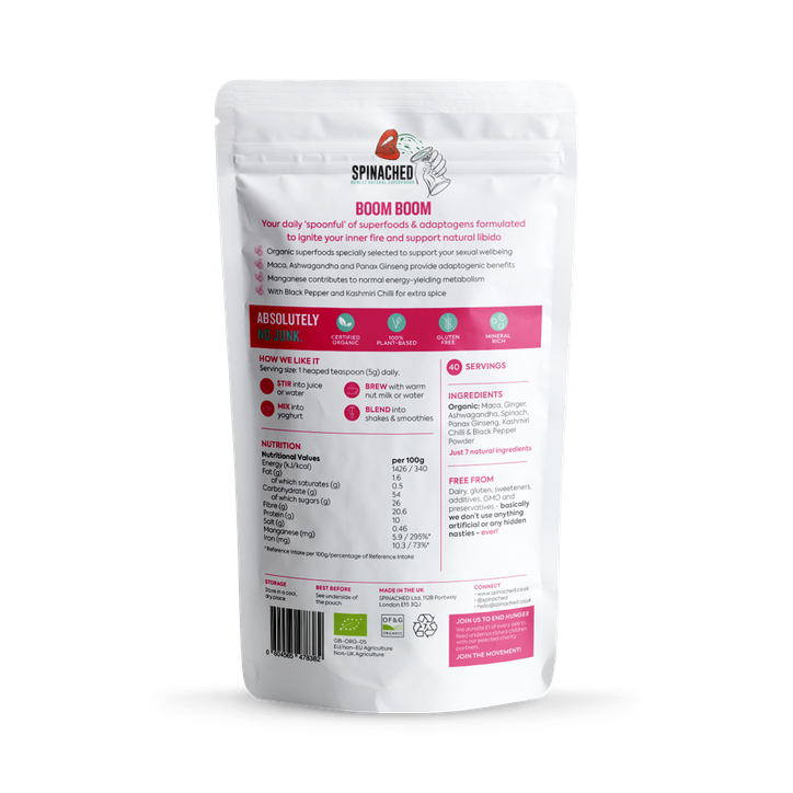 Spinached Boom Boom Superfood Powder 200g image 2