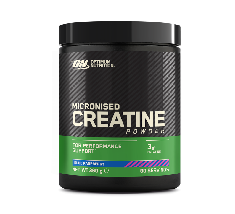 Optimum Nutrition Creatine Monohydrate Blue Raspberry 360g image 1