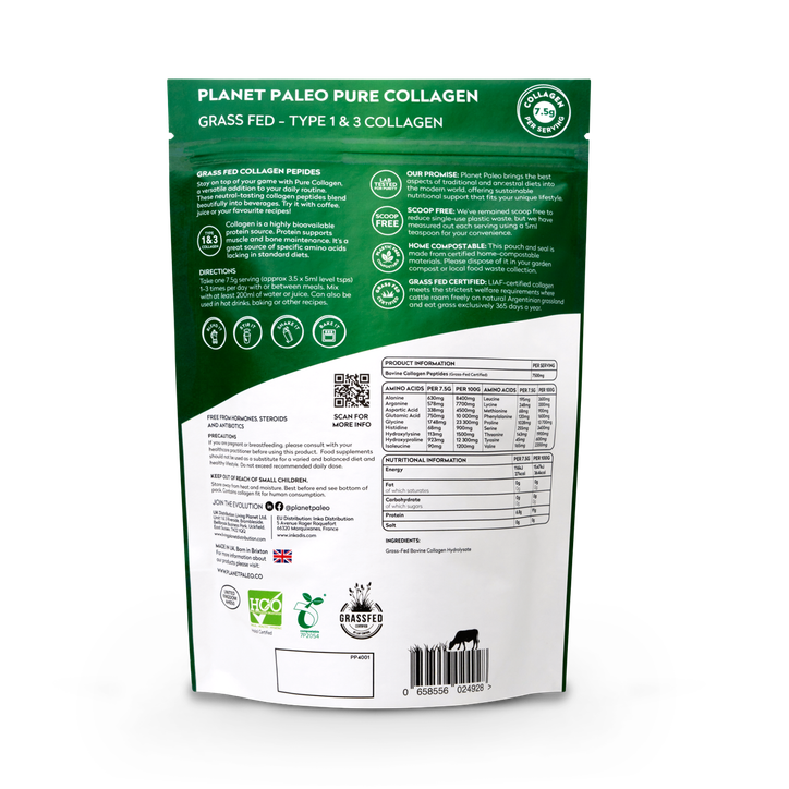 Planet Paleo Pure Collagen 225g image 2