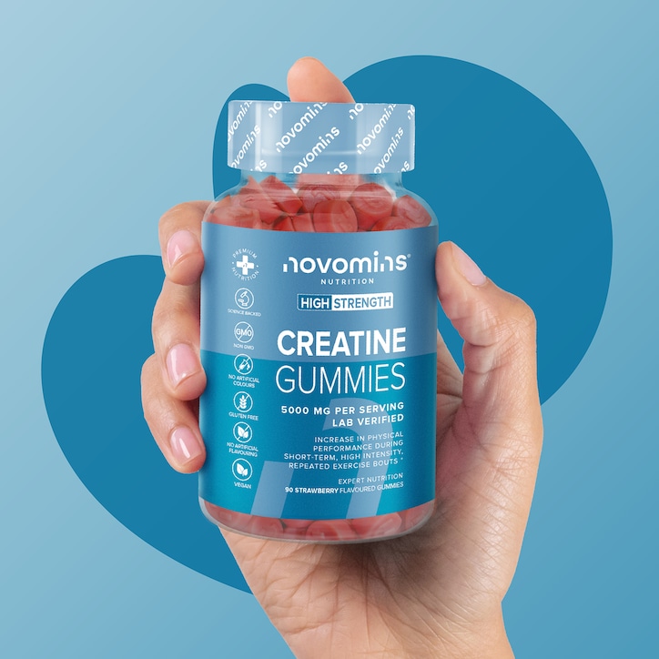 Novomins Strawberry Flavoured Creatine 30 Gummies image 3