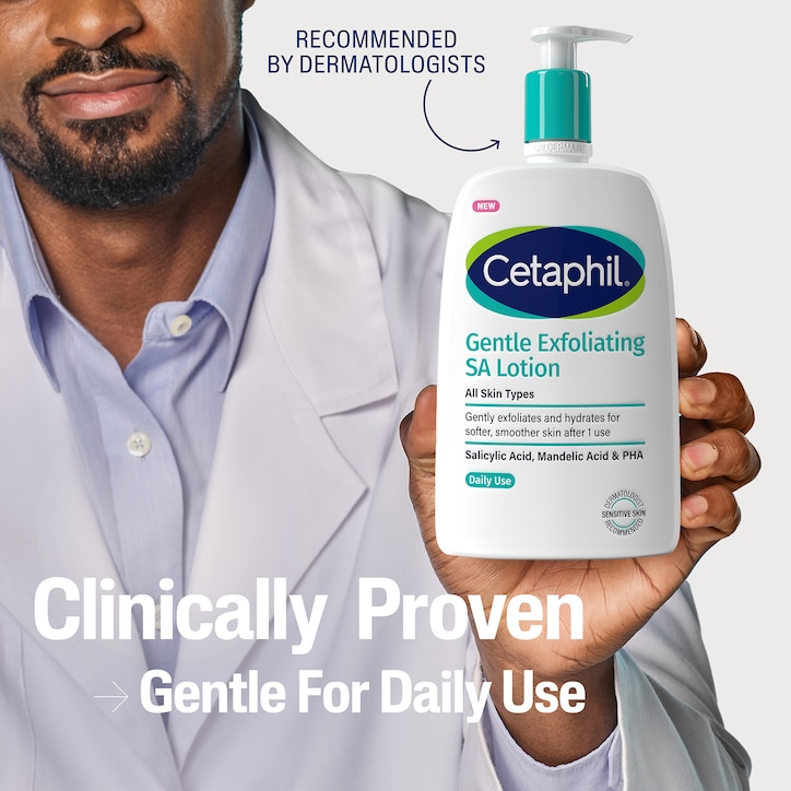 Cetaphil Gentle Exfoliating  Salicylic Acid Lotion, Moisturiser For Face & Body, 236ml image 5