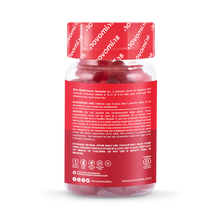 Novomins Kids Gummy Multivitamins 30 Gummies image 2