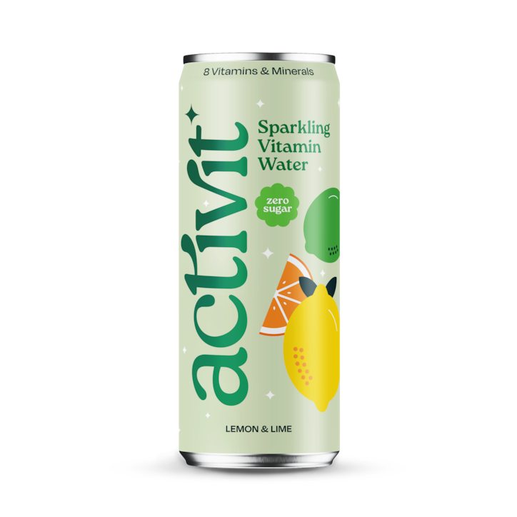 Actiph Lemon & Lime Sparkling Vitamin Water 330ml