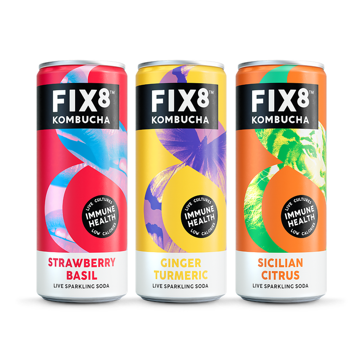 Fix8 Strawberry Basil Kombucha 250ml image 2