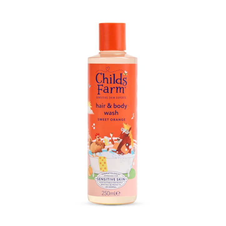 Childs Farm Hair & Body Wash, Sweet Orange 250ml image 1