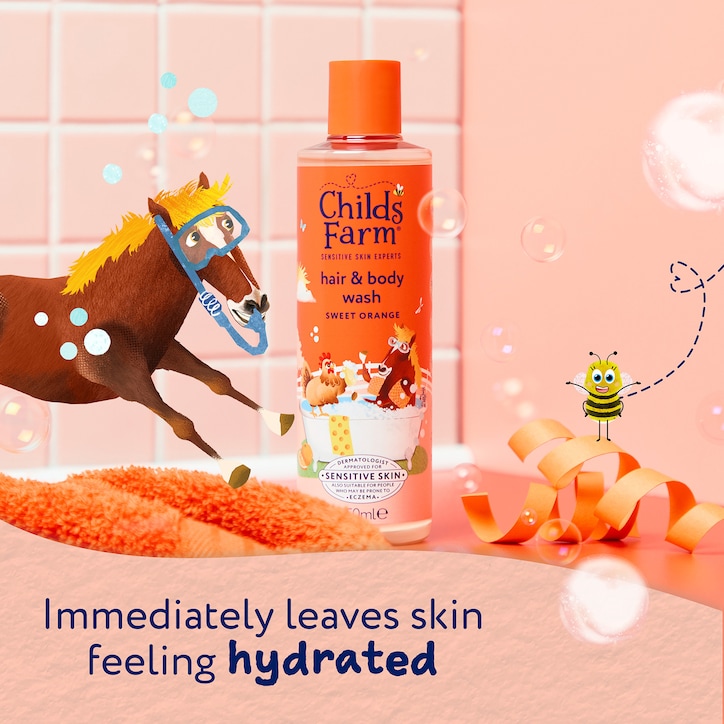 Childs Farm Hair & Body Wash, Sweet Orange 250ml image 5
