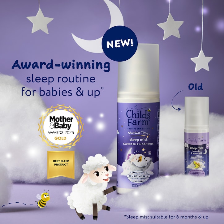 Childs Farm Slumbertime Sleep Mist, Lavender & Moon Milk 100ml image 2