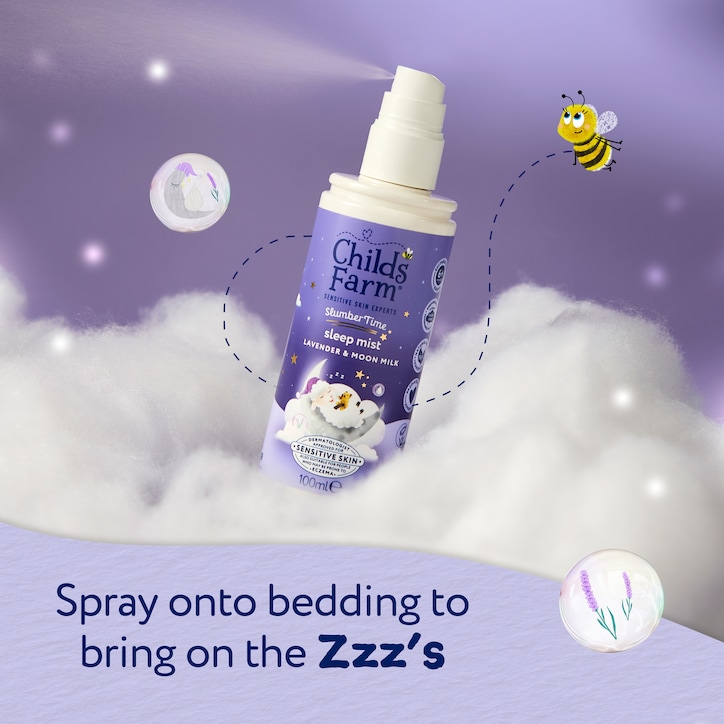 Childs Farm Slumbertime Sleep Mist, Lavender & Moon Milk 100ml image 5