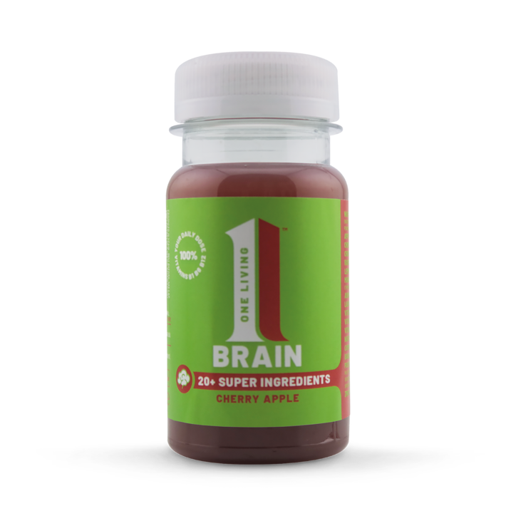 One Living Cherry Apple Brain Health Shot 100ml image 1
