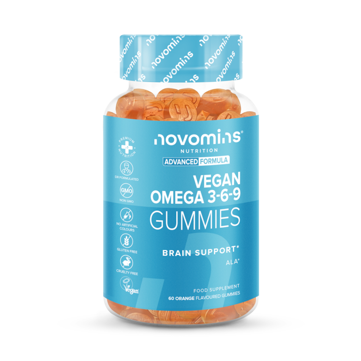 Novomins Vegan Omega 3-6-9 60 Gummies image 1