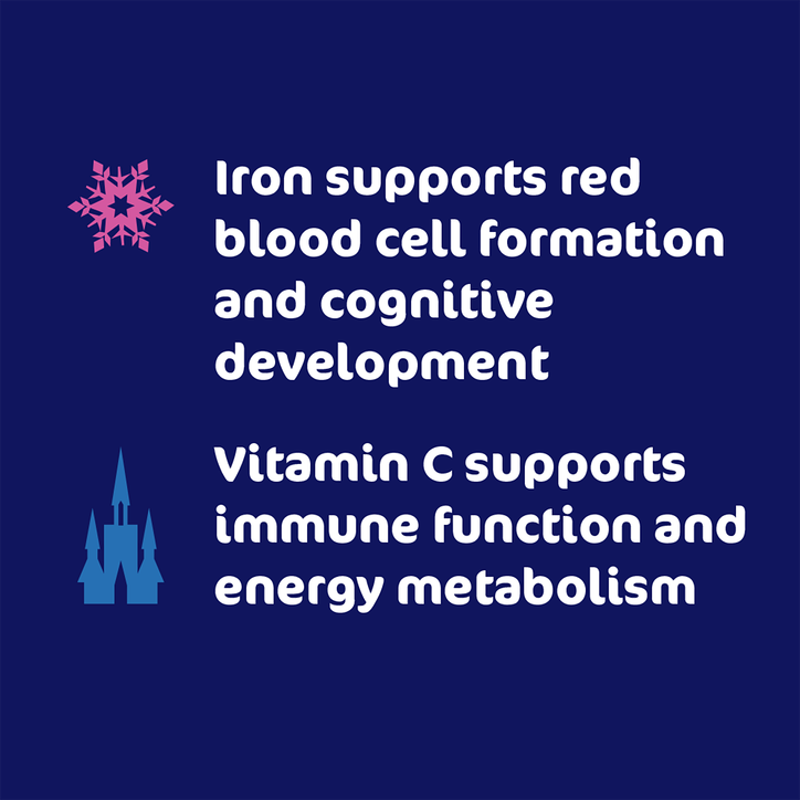 Haliborange Disney Frozen Iron & Vitamin C Blackcurrant 60 Blackcurrant Flavour Softies image 4