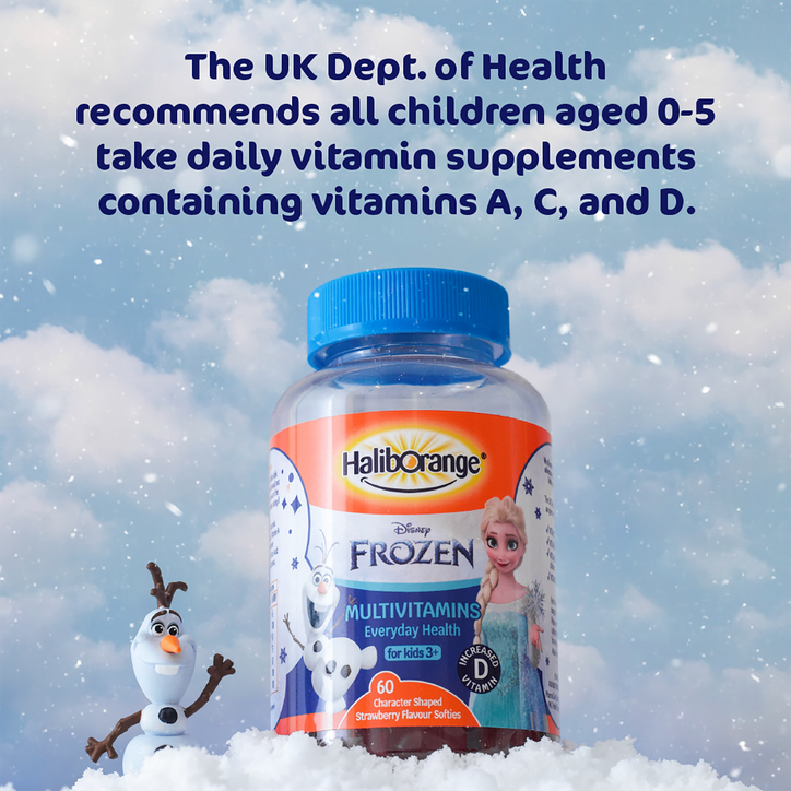 Haliborange Disney Frozen Iron & Vitamin C Blackcurrant 60 Blackcurrant Flavour Softies image 5