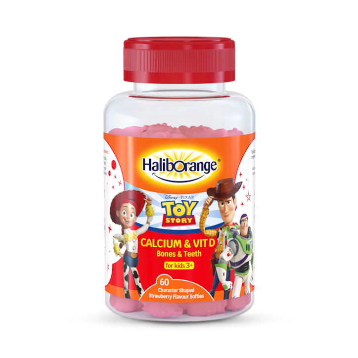 Haliborange Disney Toy Story Calcium & Vitamin D 60 Strawberry Flavour Softies image 1