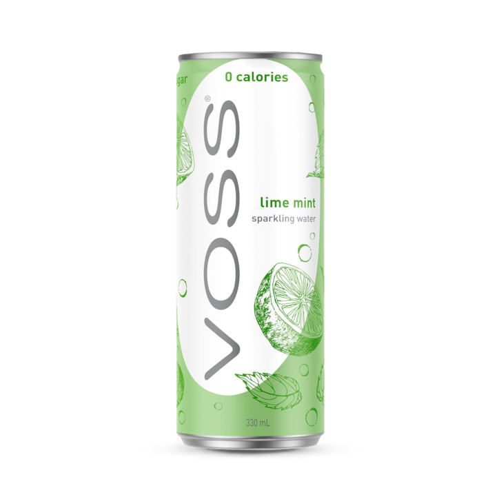 Voss Lime & Mint Sparkling Water 330ml