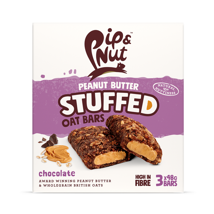 Pip & Nut Peanut Butter Stuffed Cocoa Oar Bars 3x 48g image 1