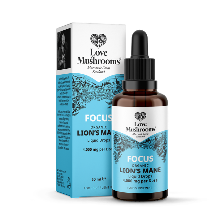Love Mushrooms Organic Lion's Mane 4000mg Drops image 1